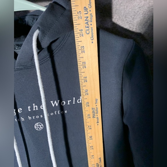 Dutch Bros Charcoal Hoodie Change the World size Small - Picture 5 of 7